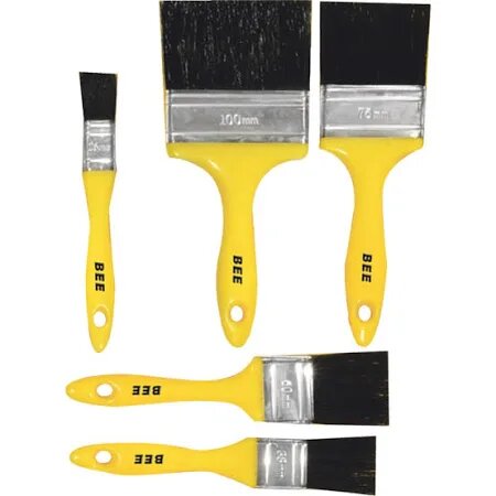 5 Piece "Bee" Paint Brush Set