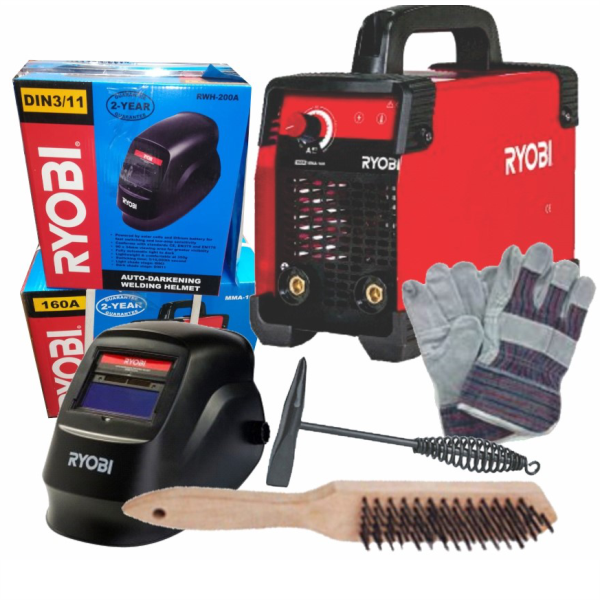 160AMP.NONADJUST HELMET,GLOVES,CHIPPING HAMMER