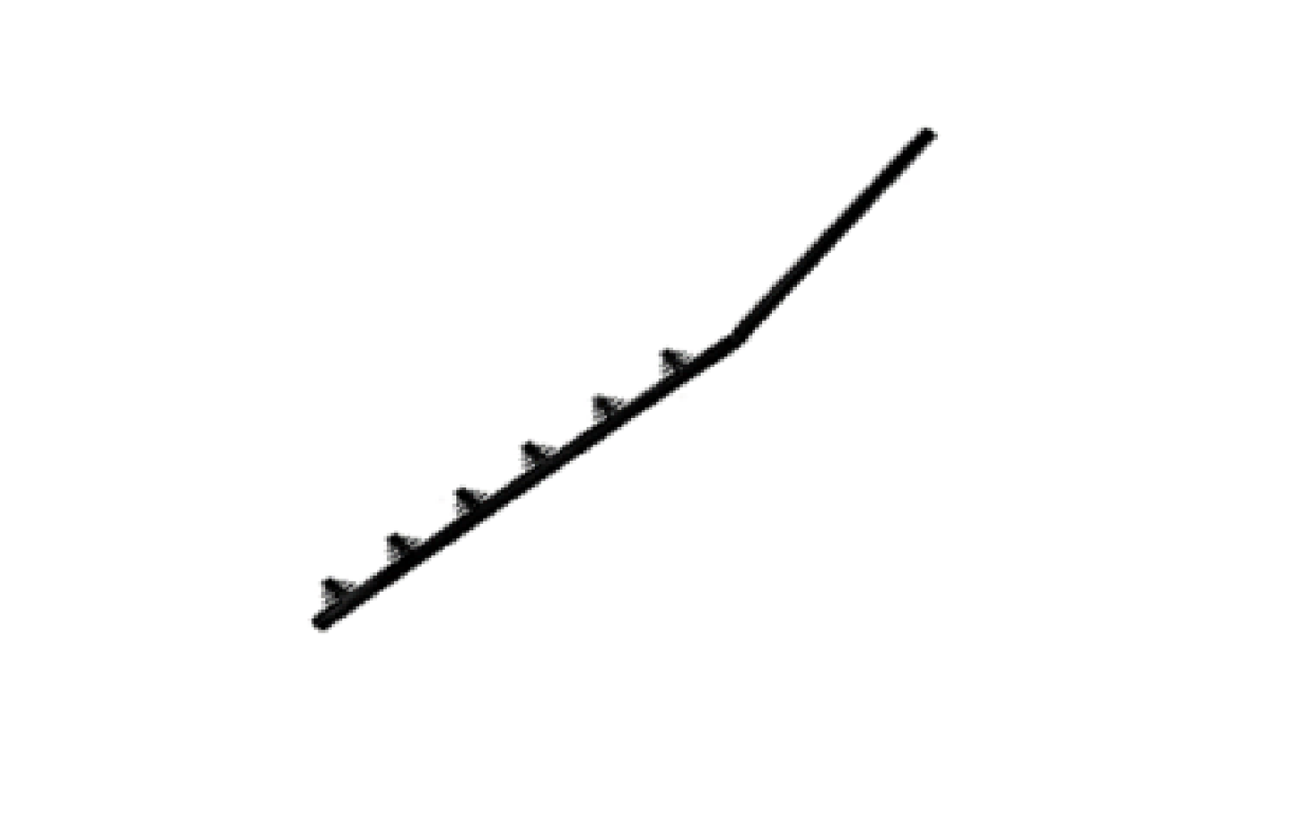 SQ Tube 6W Black Angled