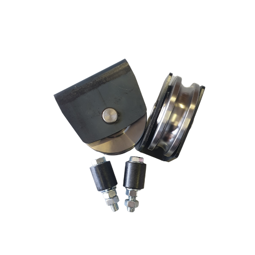 100mm Roller Sets Round Profile U Bracket