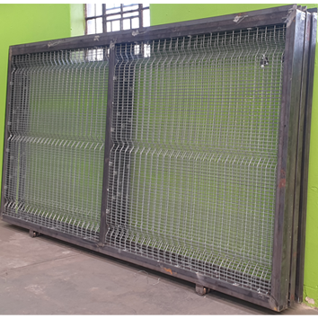 4Mx2M Clearview Fencing Gate+WHEELKIT+GUIDE ROLLER