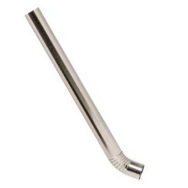 0.4mm RD DOWNPIPE & CRIMP SHOE 75mmDIAx2700