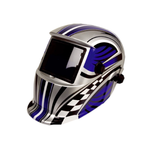 Blue Opt Helmet Mat Auto Drak Grind