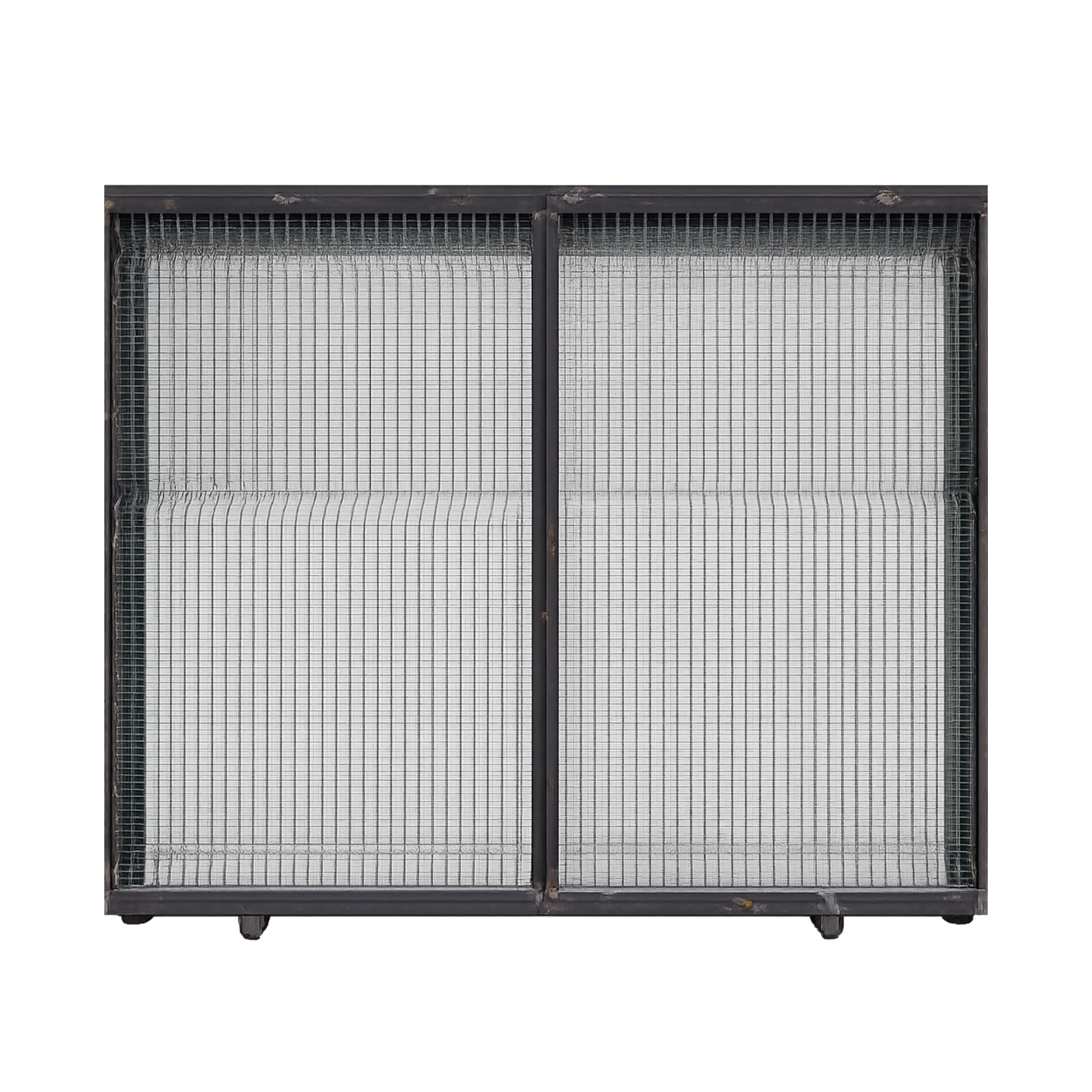 4mx2m Clearview Fencing Gate+Wheelkit+Guide Roller