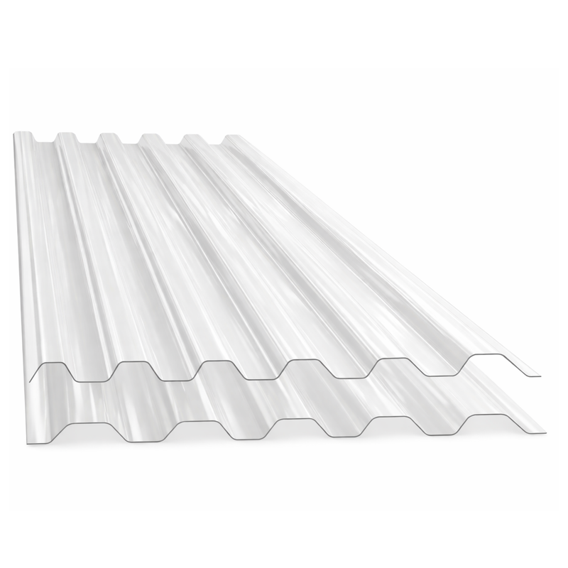 1mm Polycarb Roof Sheets 2.4m Clear
