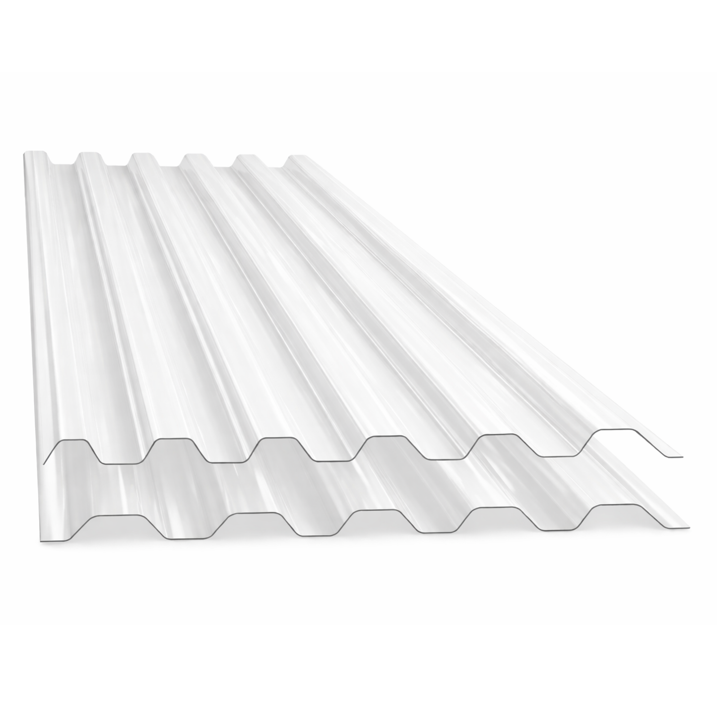 1mm POLYCARB ROOF SHEETS 2.4m WHITE