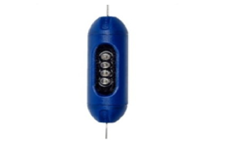 Fence Light, Timed Light S/Steel Blue