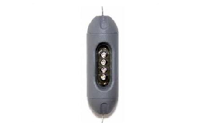 Fence Light, Timed Light Galv Dark Grey